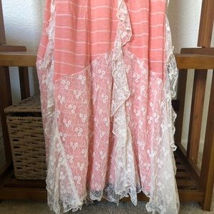 Free People Boho Festival Maxi Dress XS Lace